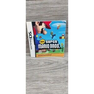 New Super Mario Bros Instruction Manual Booklet ONLY!! (DS)